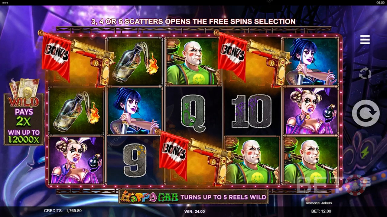 Udødelige Jokere: Anmeldelse fra BETO Slots