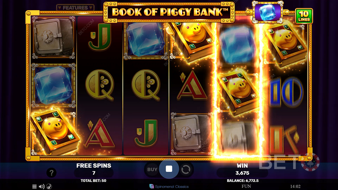 Anmeldelse af Book Of Piggy Bank på BETO Slots