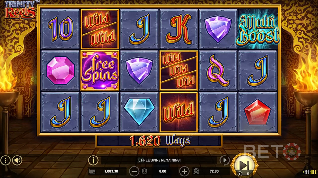 Trinity Reels: Anmeldelse fra BETO Slots