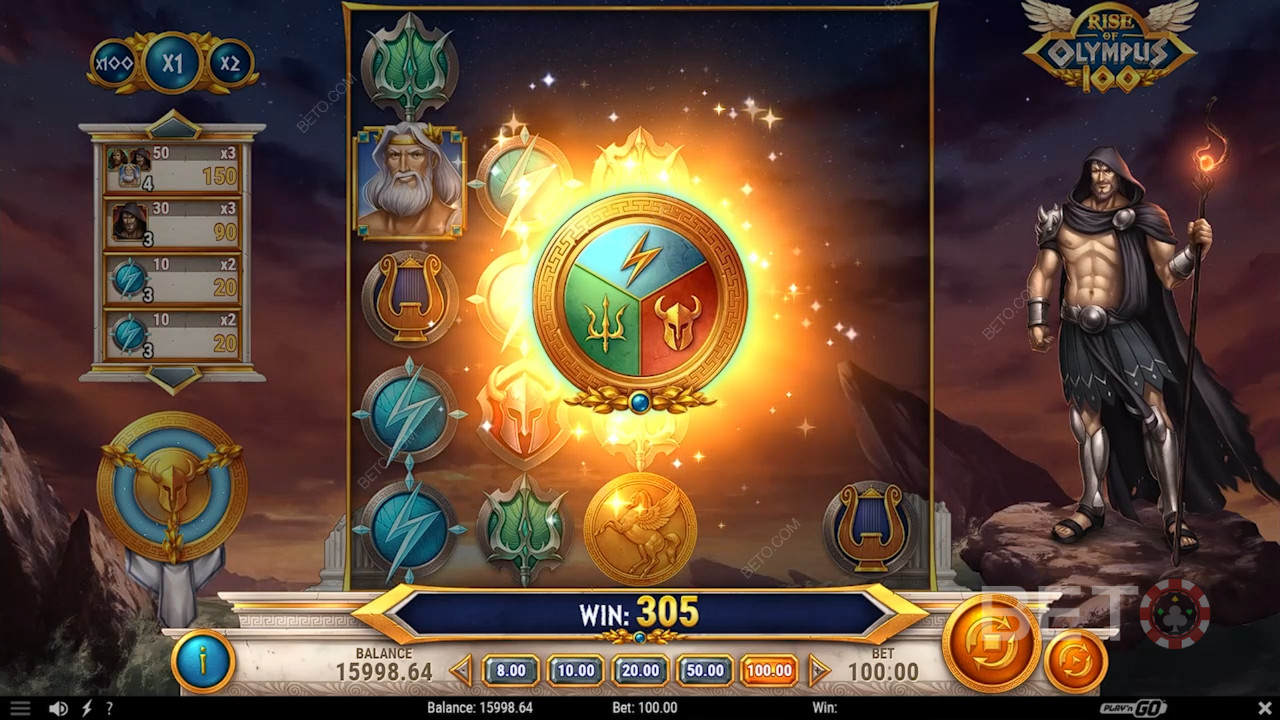 Sådan spiller du Rise of Olympus 100 fra Play