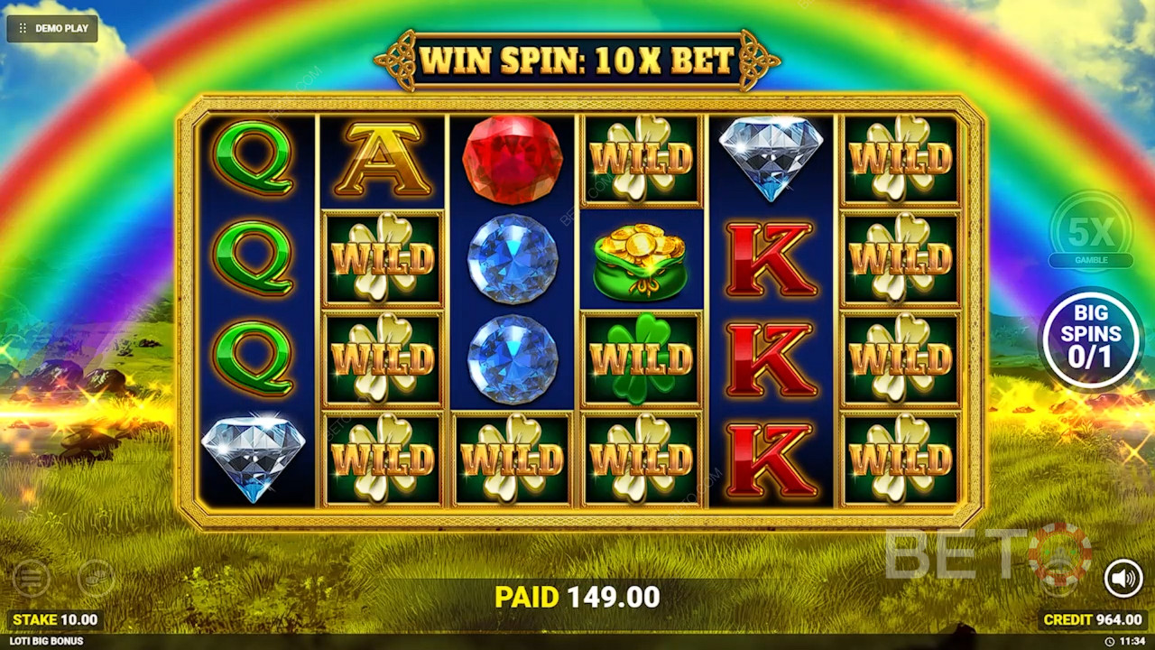 Irsk Held Stor Bonus Anmeldelse fra BETO Slots