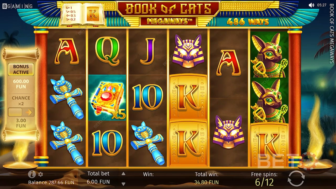 Book of Cats Megaways: Anmeldelse fra BETO