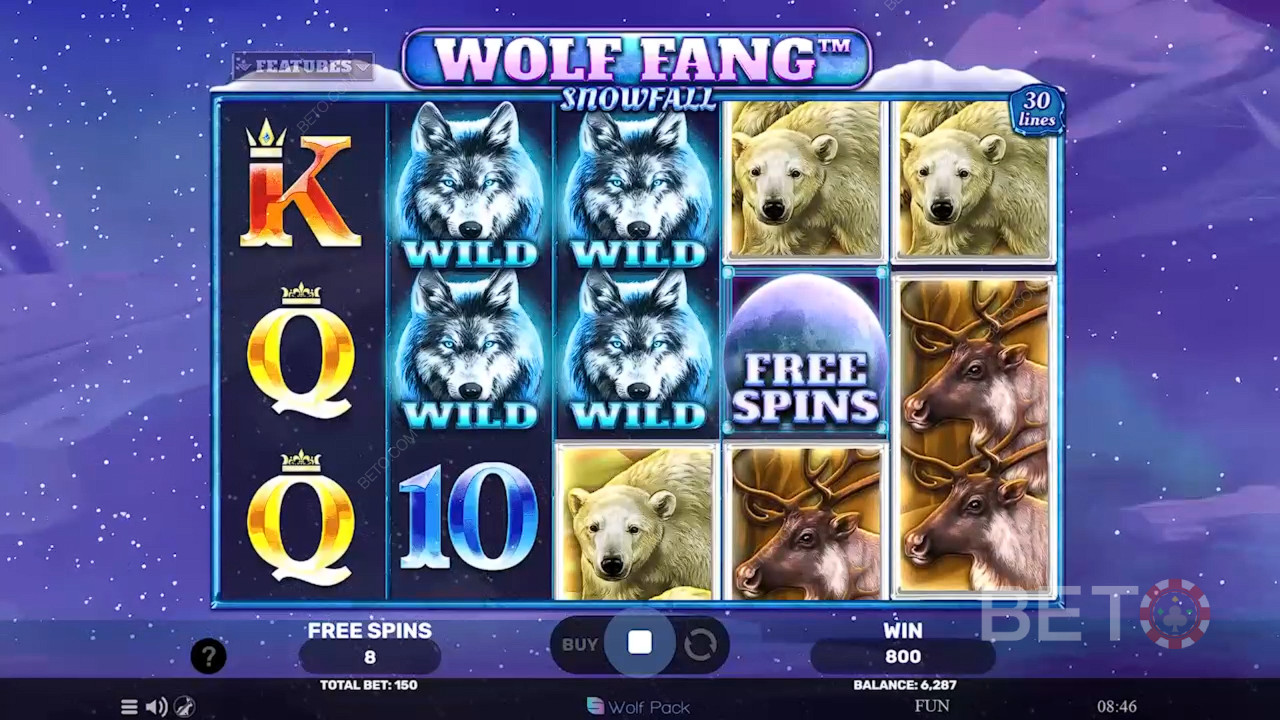 Ulvetand Snefald Anmeldelse fra BETO Slots