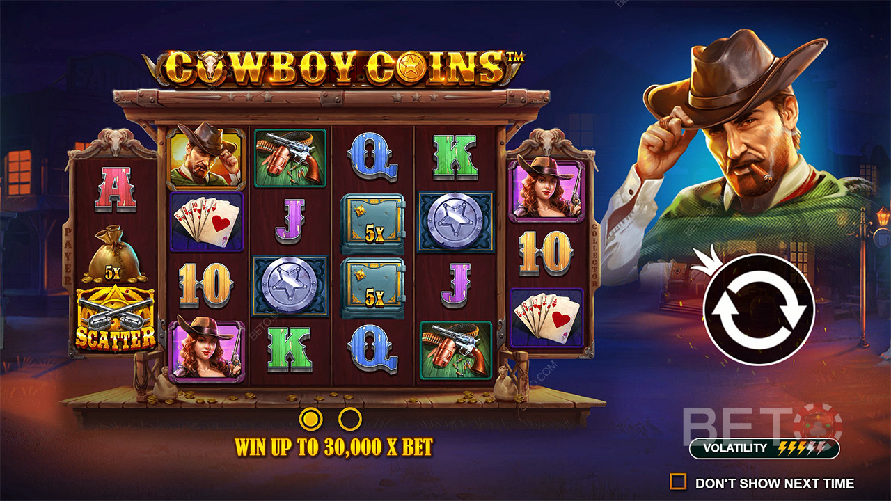 Vurdering af Cowboy Coins Spilleautomat