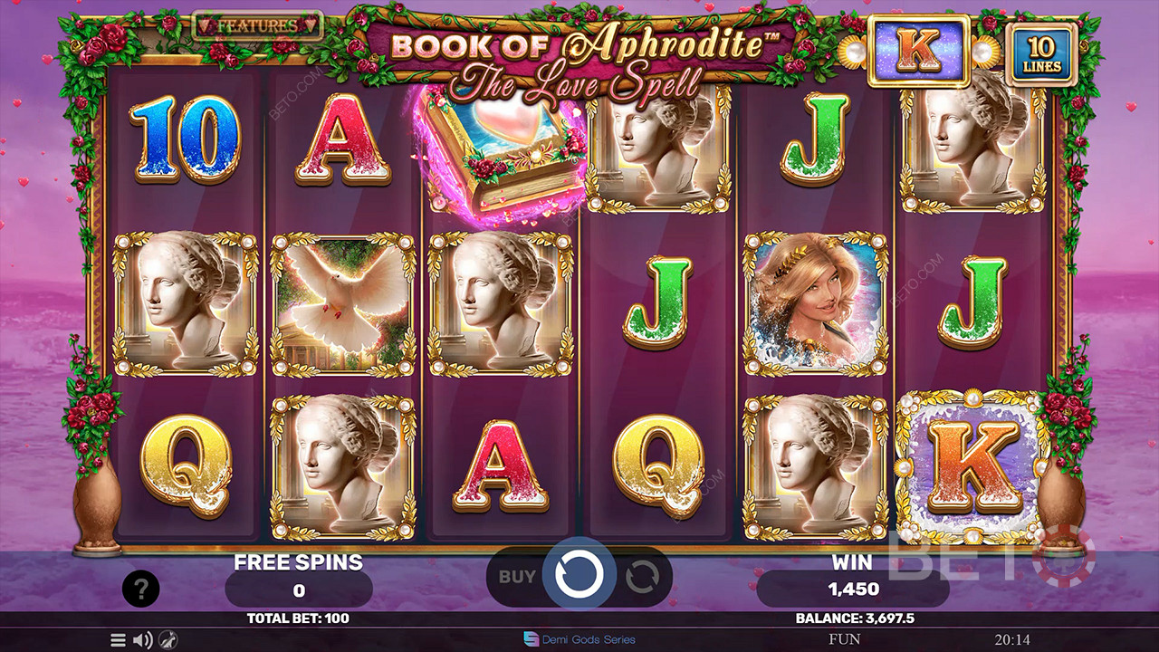 Book Of Aphrodite - The Love Spell Spil For sjov