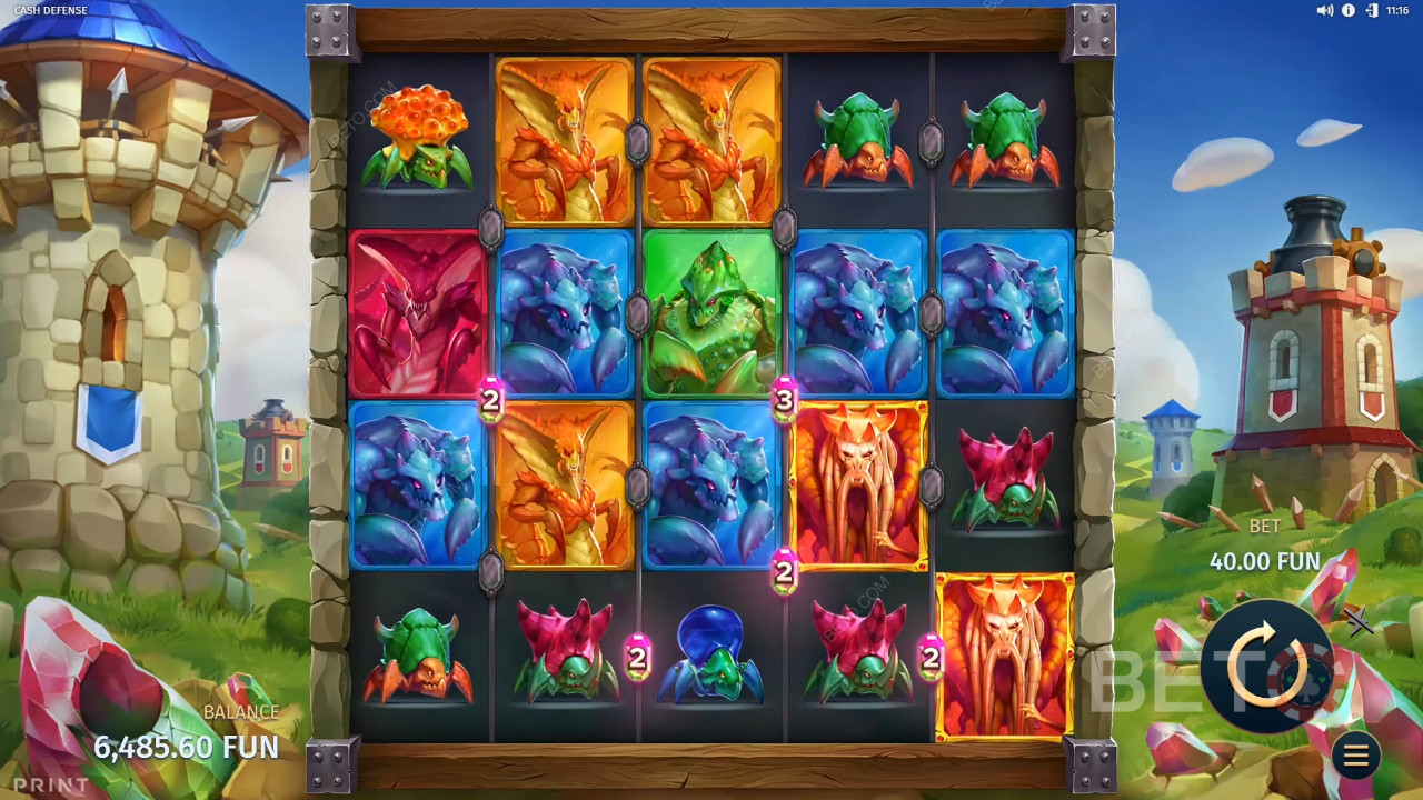 Cash Defense Anmeldelse fra BETO Slots