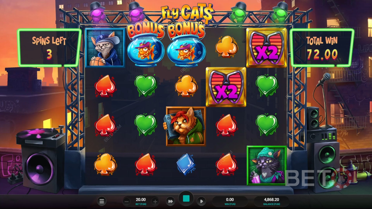 Fly Cats Dream Drop: Anmeldelse fra BETO Slots
