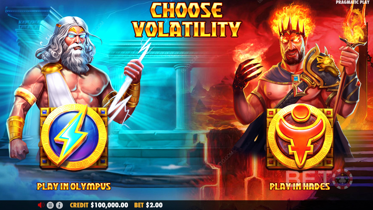 Zeus vs Hades - Gods of War Anmeldelse af BETO Slots