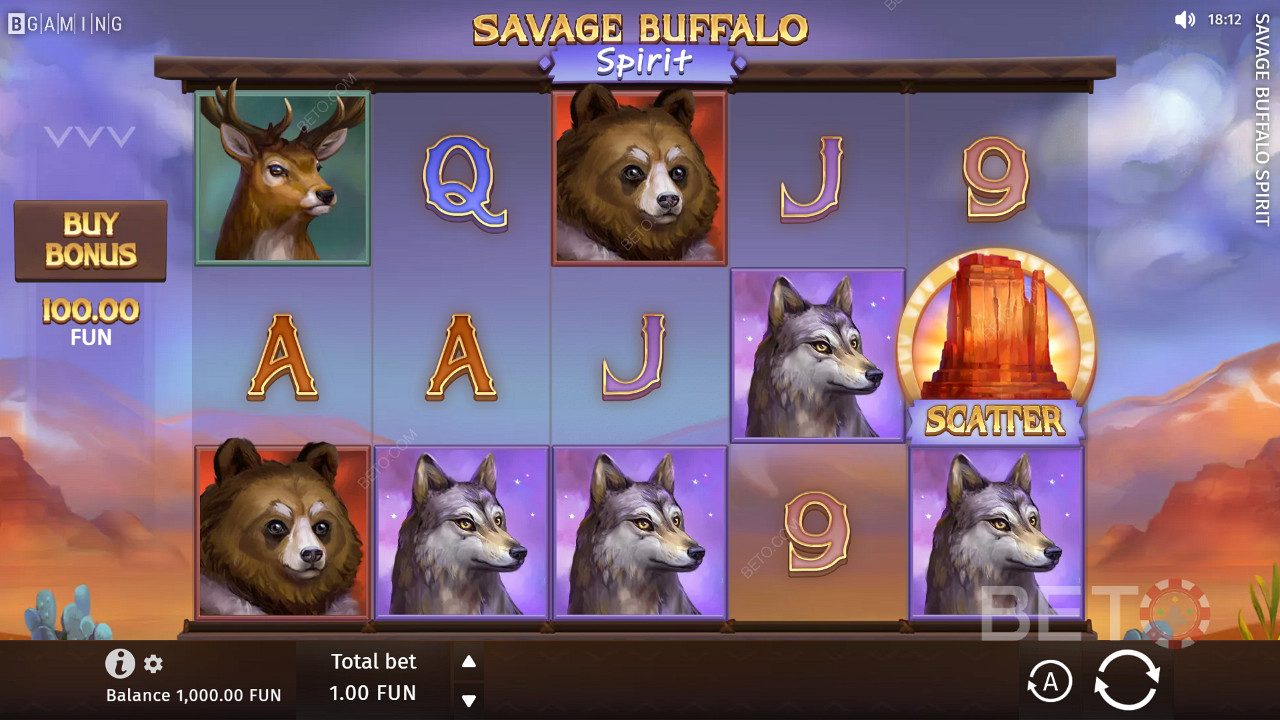 Savage Buffalo Spirit Spil For sjov