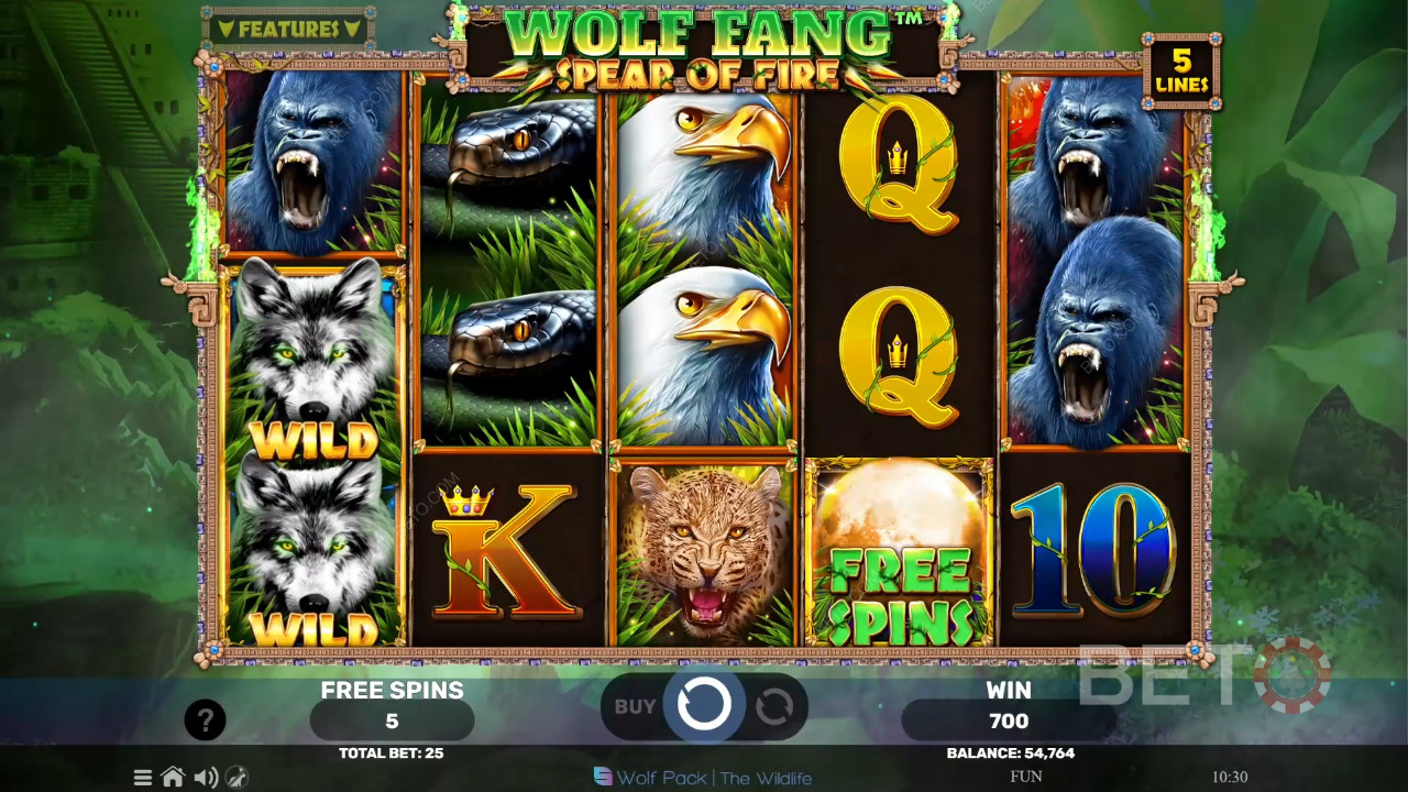 Ulvetand Ildspyd Anmeldelse fra BETO Slots