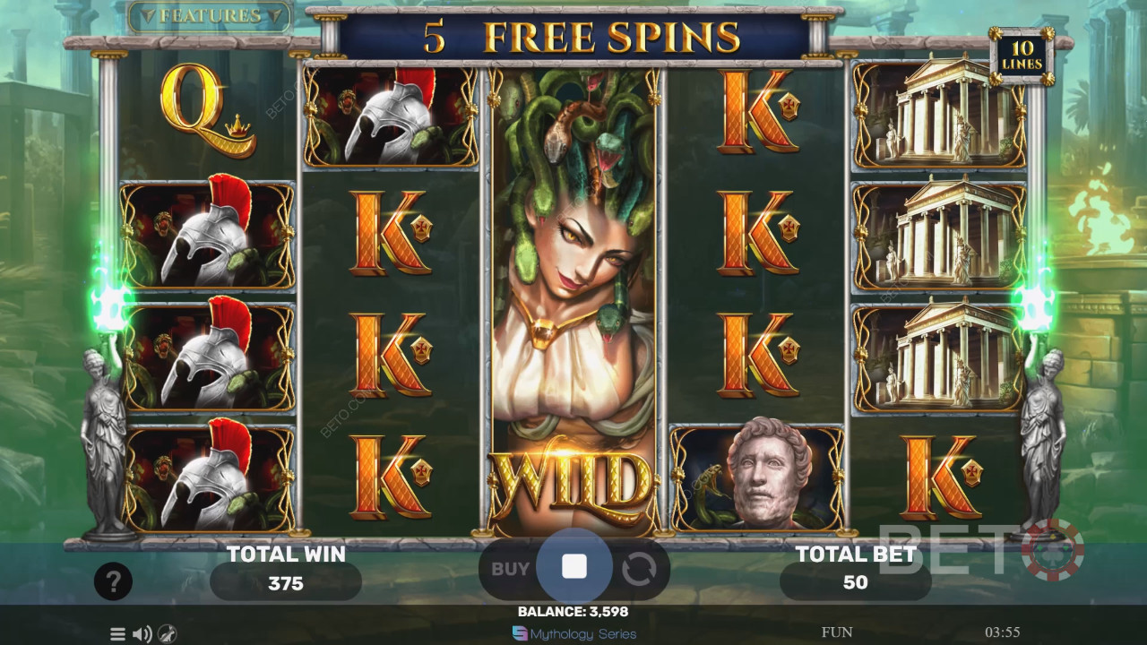 Medusas Hævn II: Anmeldelse fra BETO Slots