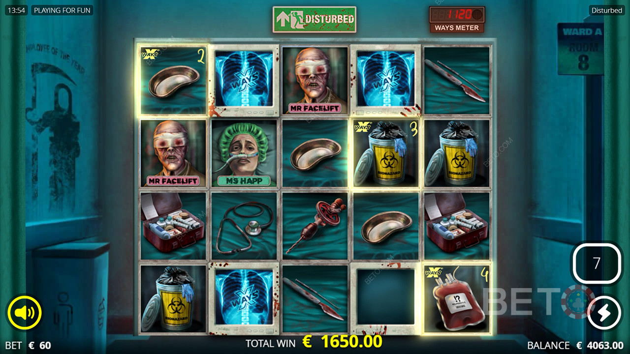 Disturbed anmeldelse fra BETO Slots