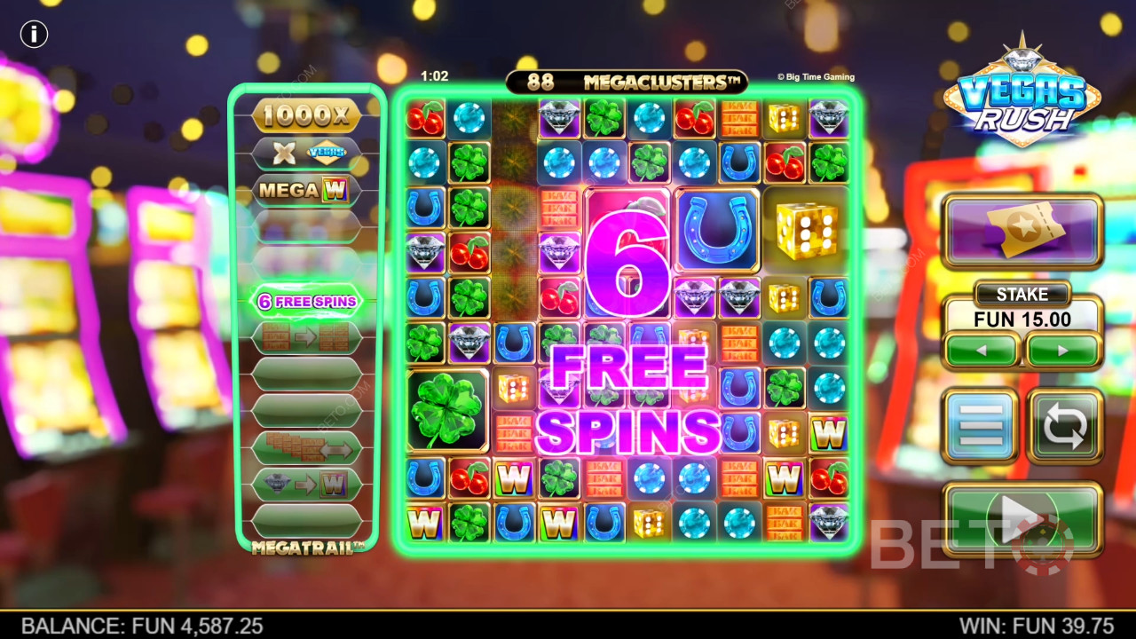 Nyd 6 gratis spins og forlæng dem endda