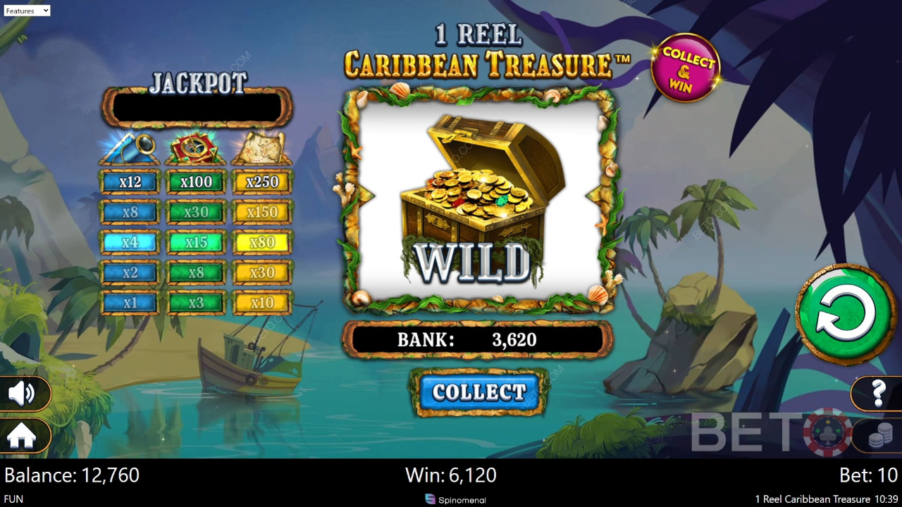 1 Hjul Caribisk Skat Anmeldelse af BETO Slots