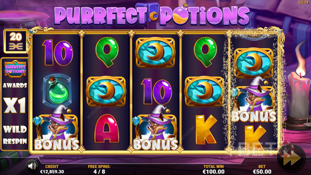 Purrfect Potions: Anmeldelse fra BETO Slots