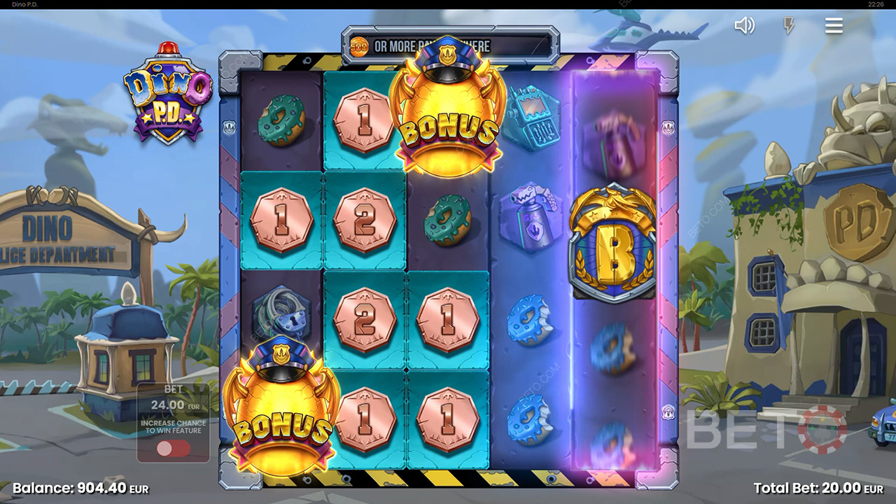 Anmeldelse af Dino P.D. på BETO Slots
