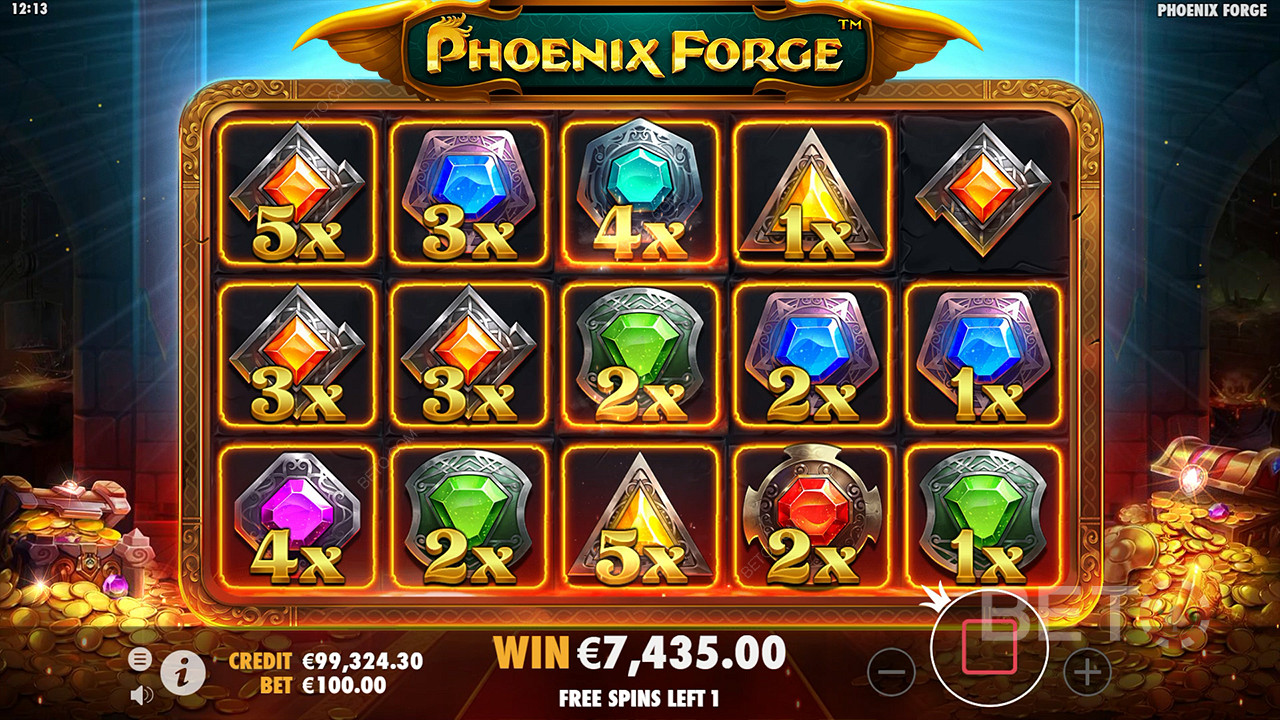 Bonusfunktioner Forklaret i Phoenix Forge af Pragmatic Play