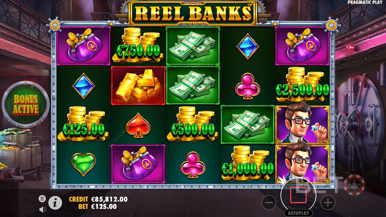 Reel Banks anmeldelse fra BETO Slots