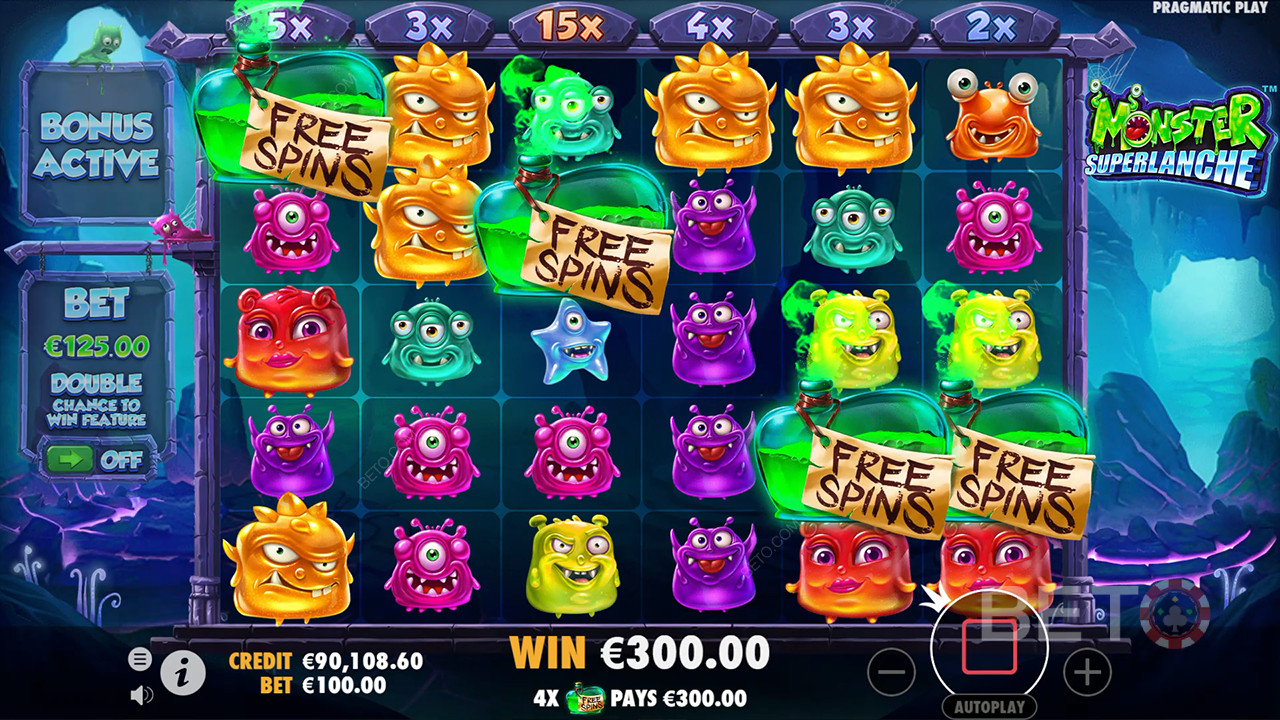 Sådan spiller du Monster Superlanche fra Pragmatic Play