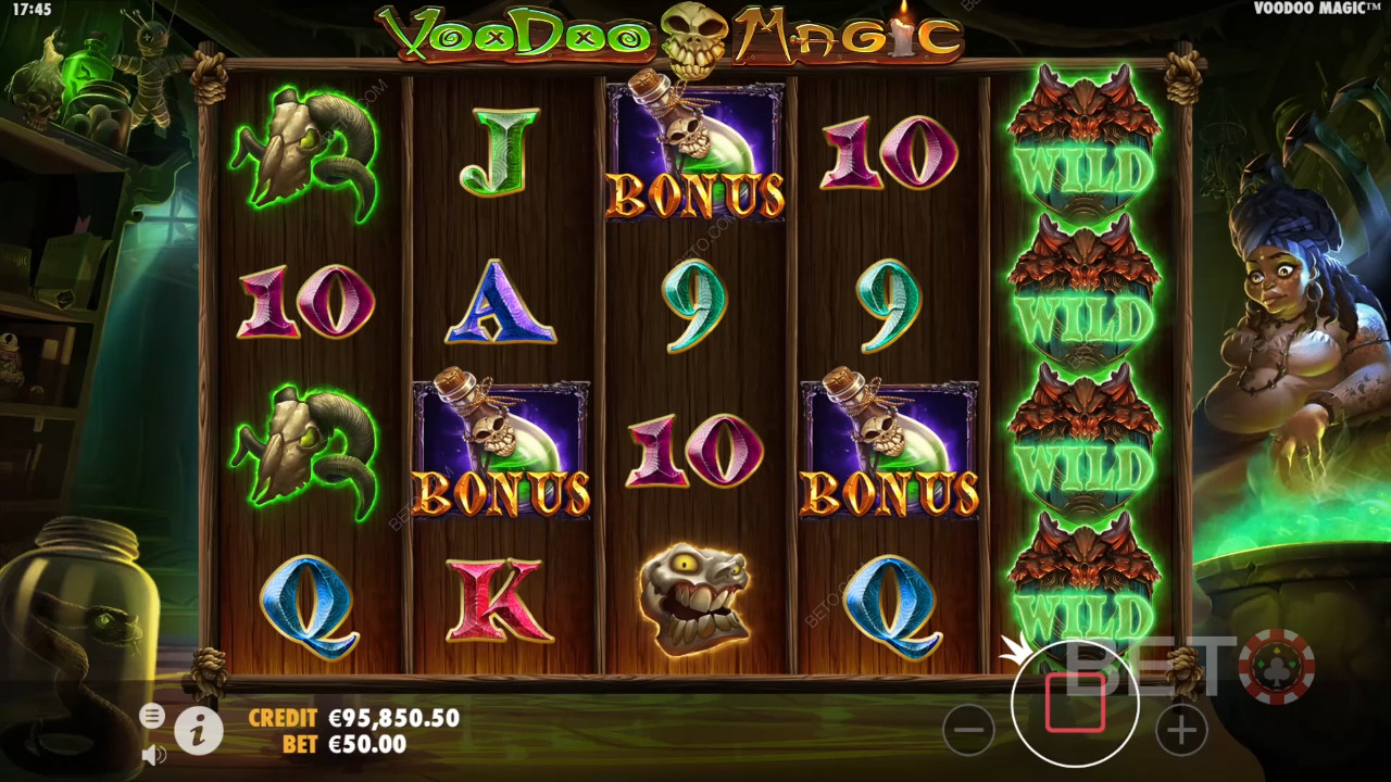 Voodoo Magic anmeldelse fra BETO Slots