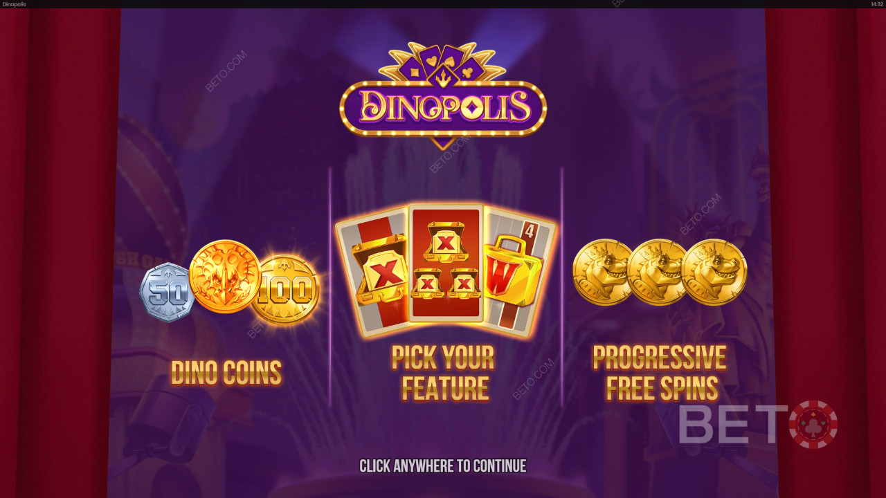 Afdæk bonusserne og spil dig gennem Free Spins for at vinde stort