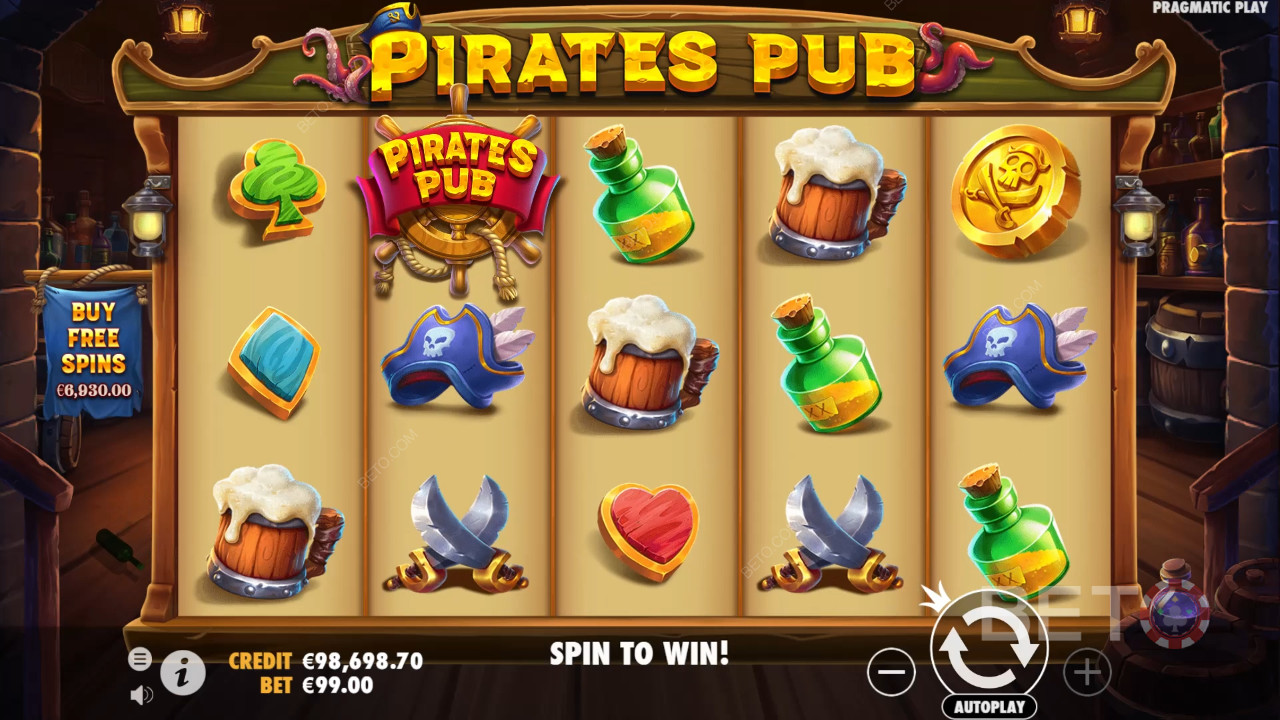 Sådan spiller du Pirates Pub fra Pragmatic Play