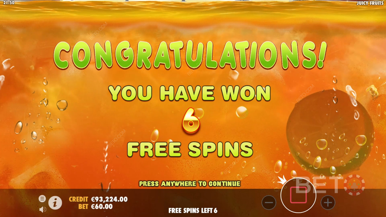 Få nok Scatters og nyd 6 Gratis Spins med en vandrende Wild, der kan vokse