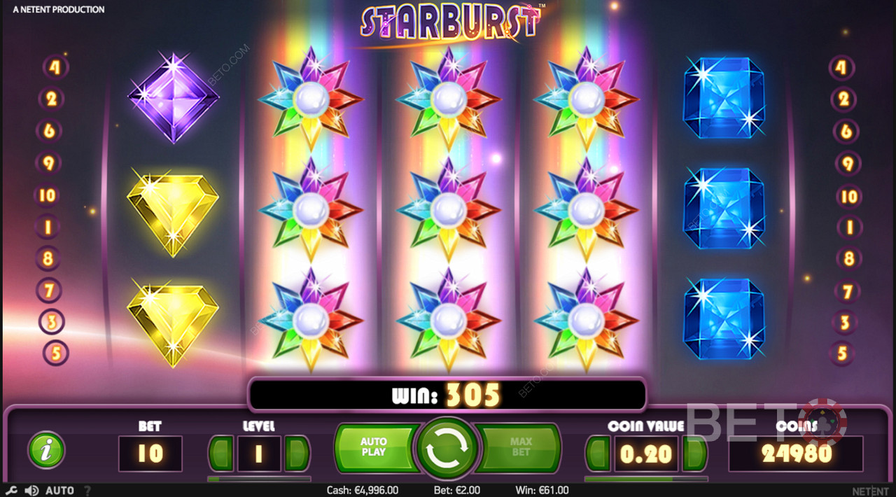 Starburst bliver ofte brugt til casino bonus uden indbetaling.