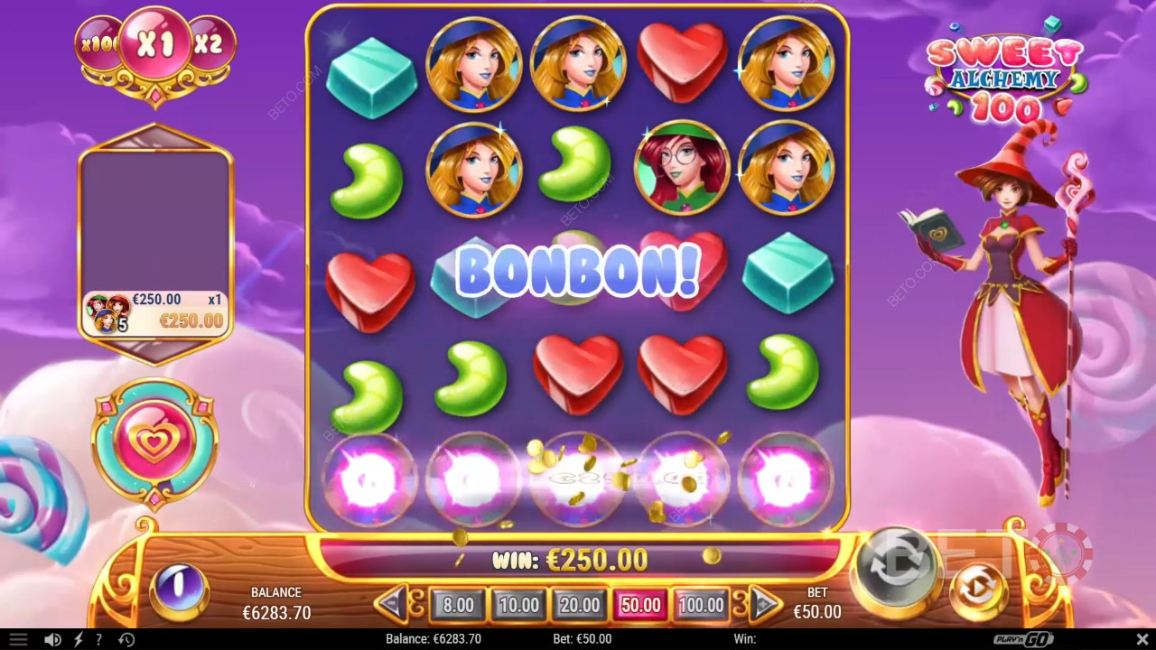 Sød Alkymi 100: Anmeldelse fra BETO Slots
