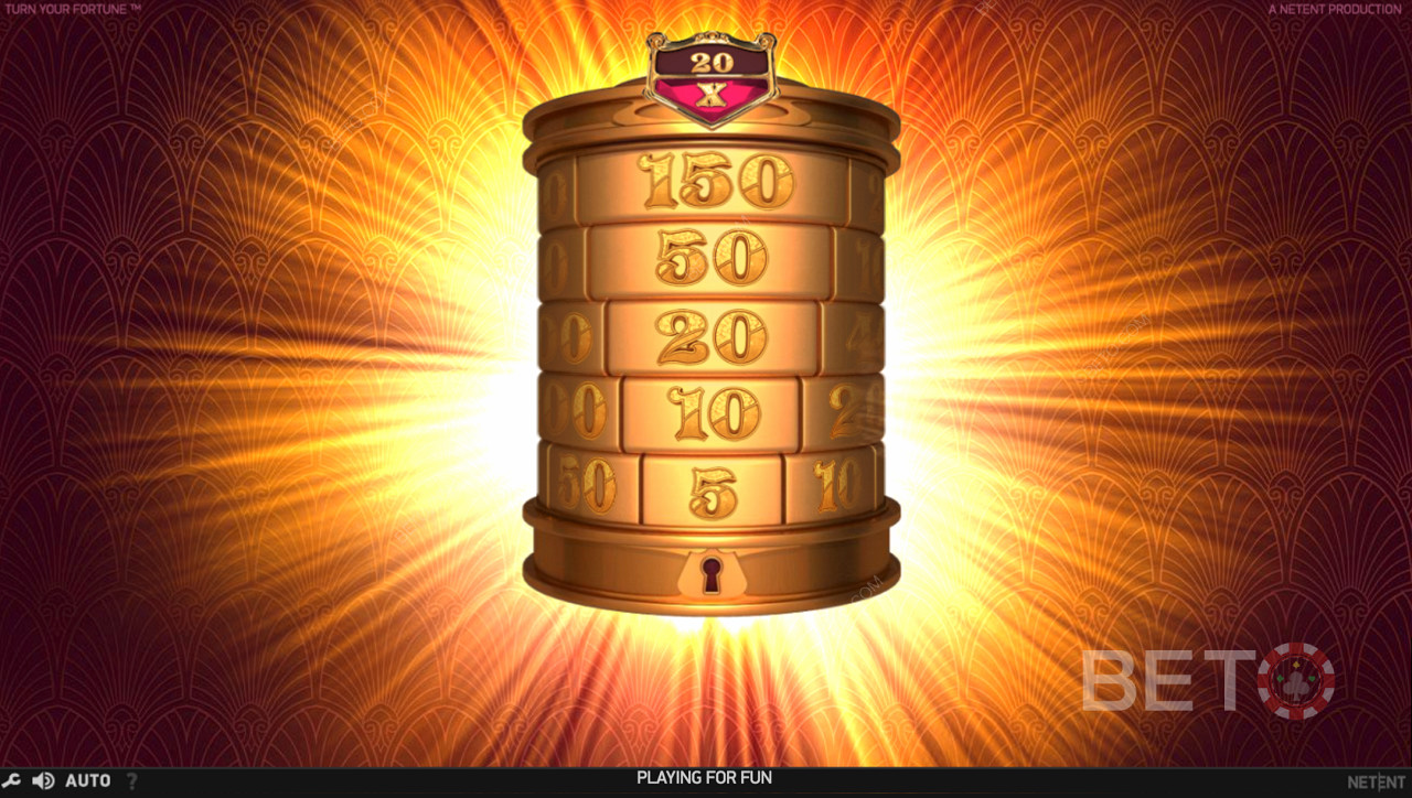 Golden Win Cylinder-signaturfunktionen i Turn Your Fortune