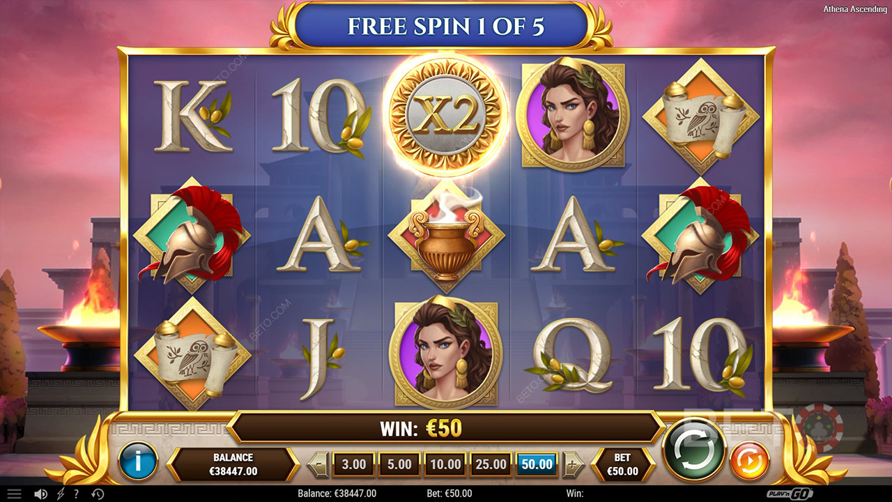 Athena Ascending: Anmeldelse fra BETO Slots