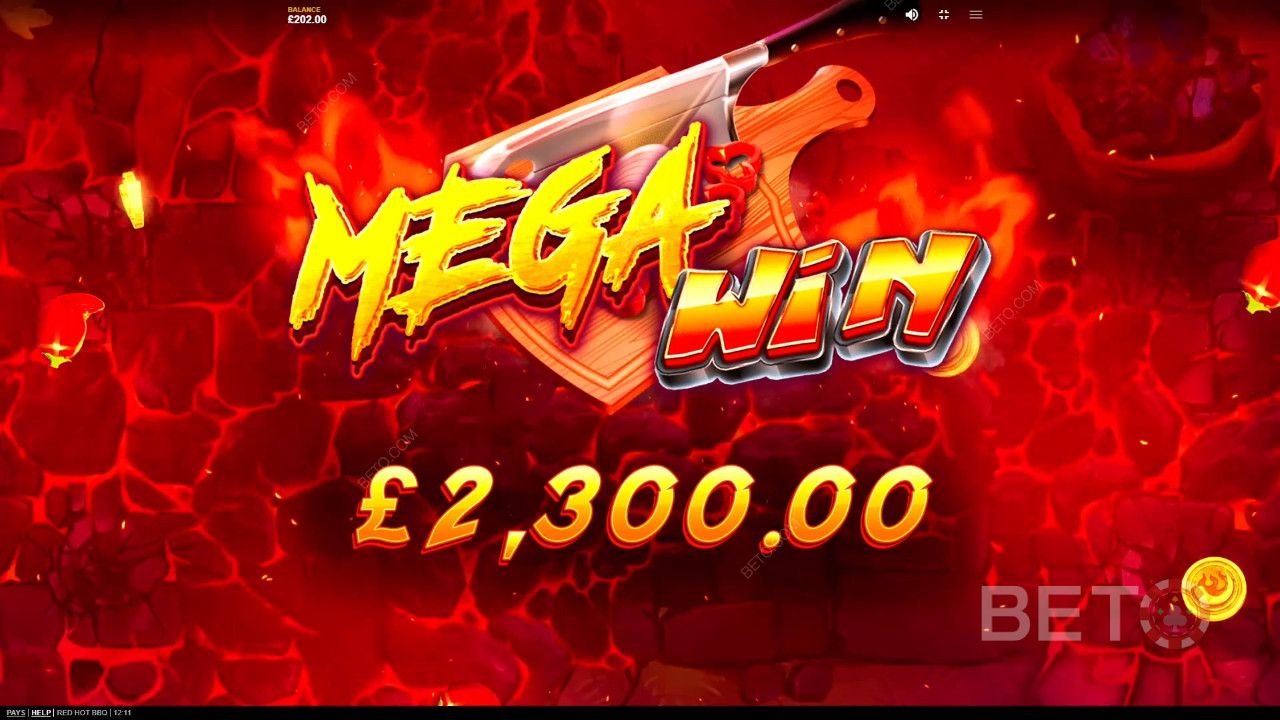 Vind 1.110x Din indsats i Red Hot BBQ online spilleautomat!