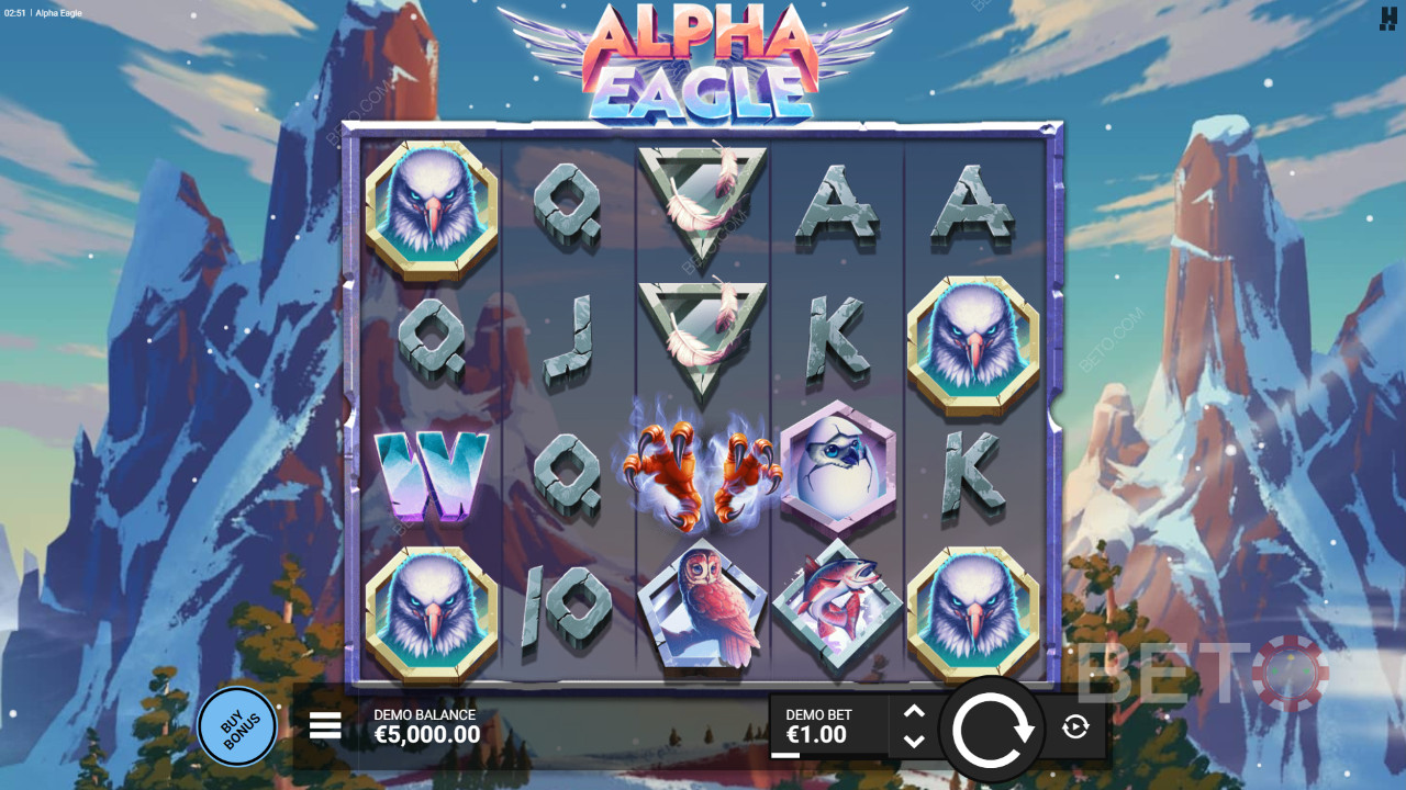 Alpha Eagle: Anmeldelse fra BETO Slots