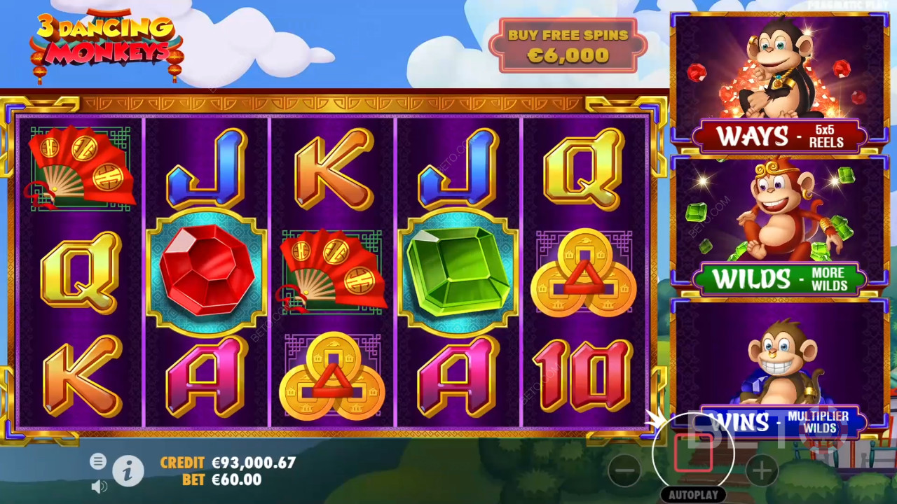 3 Dansende Aber: Anmeldelse fra BETO Slots