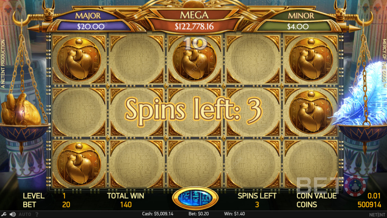 Gudernes gave: Særlig bonus i Mercy of the Gods
