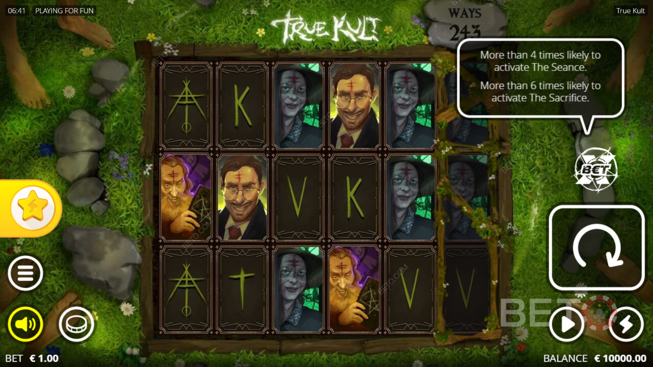 True Kult anmeldelse fra BETO Slots