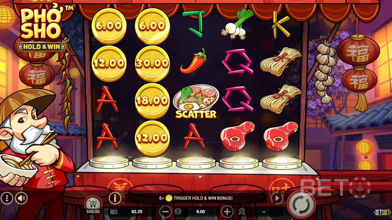 Pho Sho anmeldelse fra BETO Slots