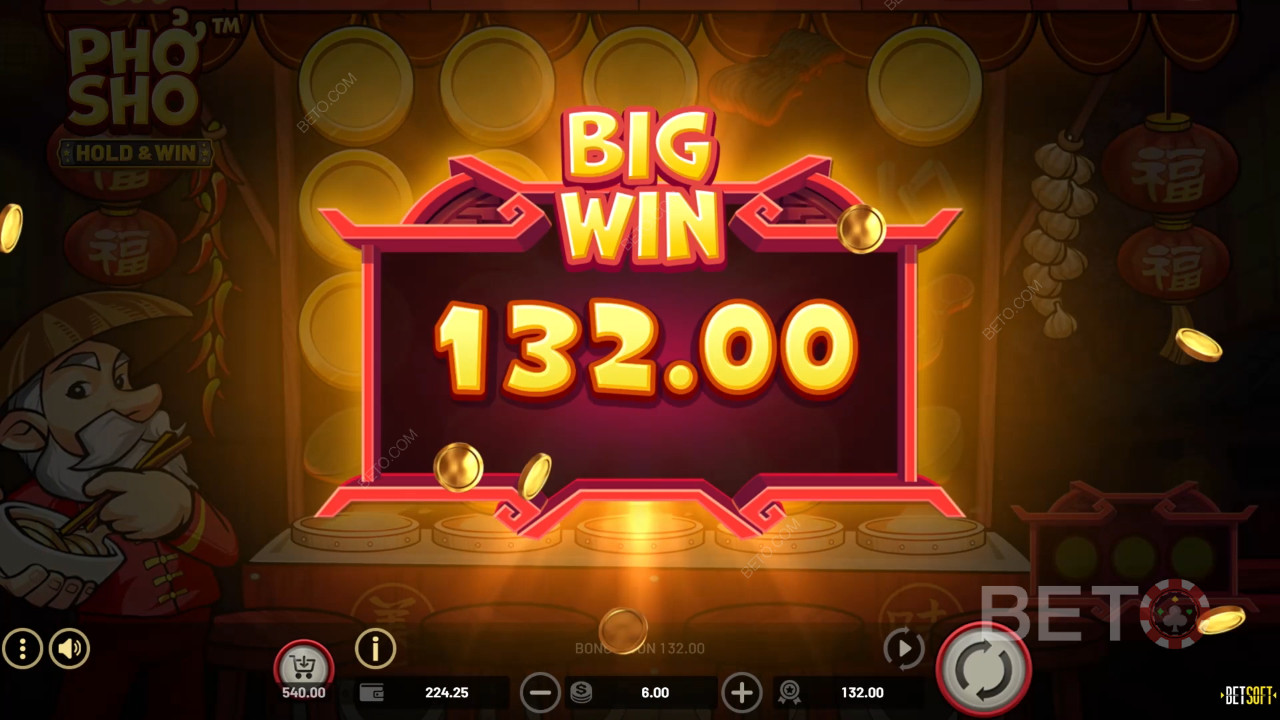 Vind 4.000 gange din indsats i Pho Sho spilleautomaten!