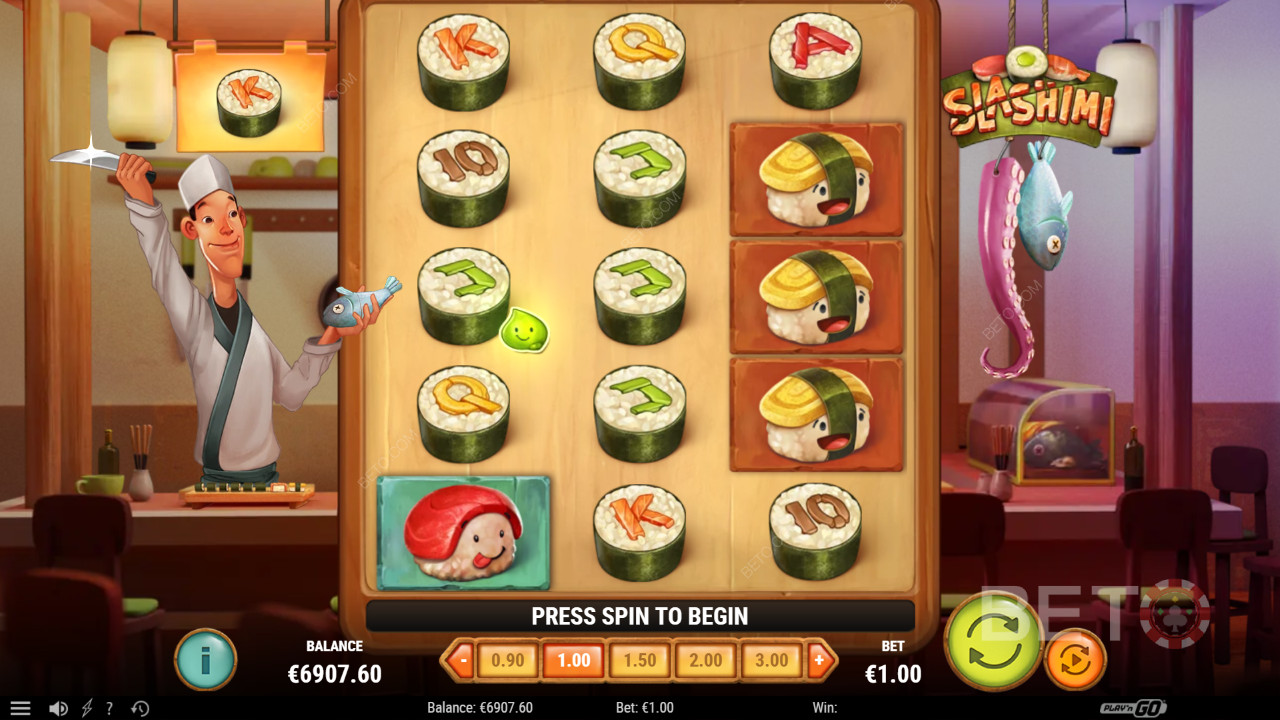 Anmeldelse af Slashimi på BETO Slots