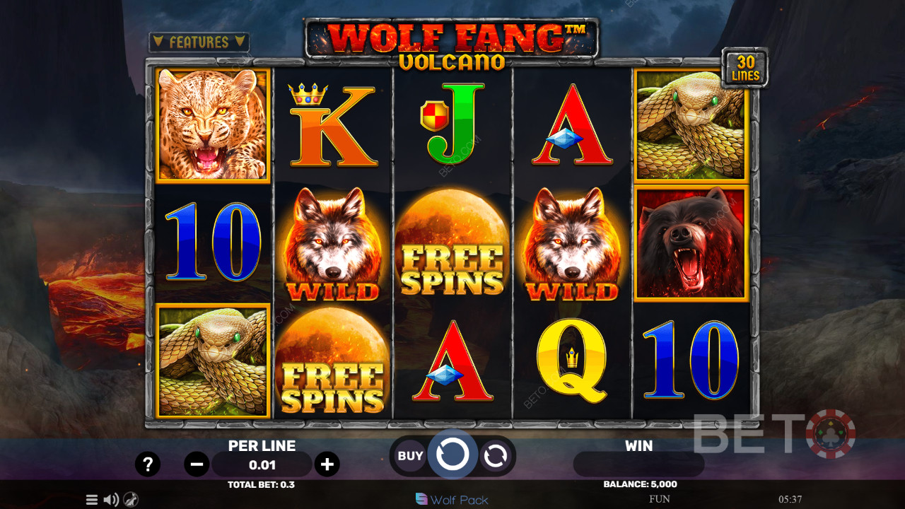 Ulvetand - Vulkan Anmeldelse fra BETO Slots