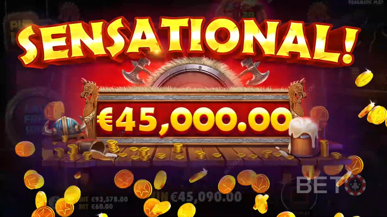 Vind 5.000 gange din indsats i Pub Kings spilleautomat!