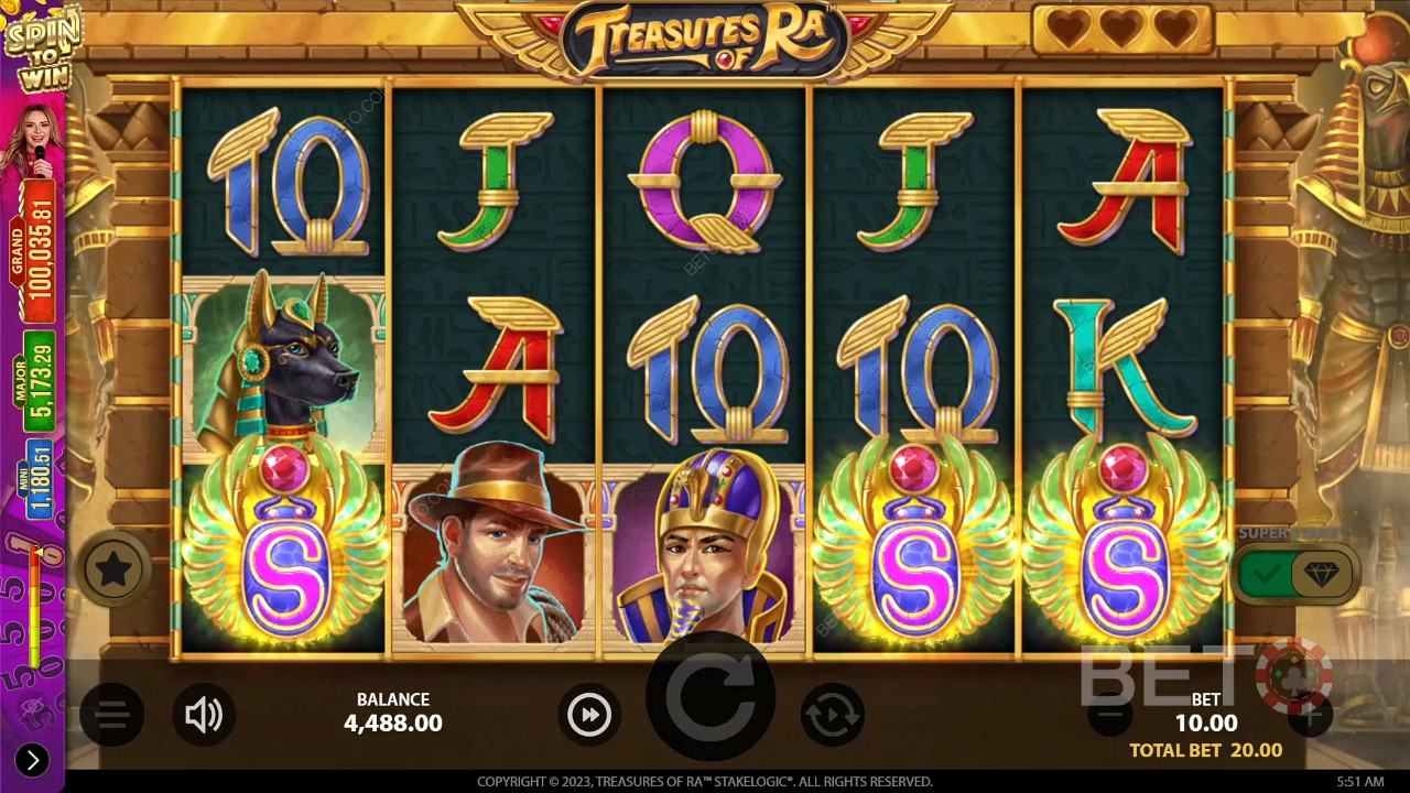 Treasures of Ra Spil For sjov