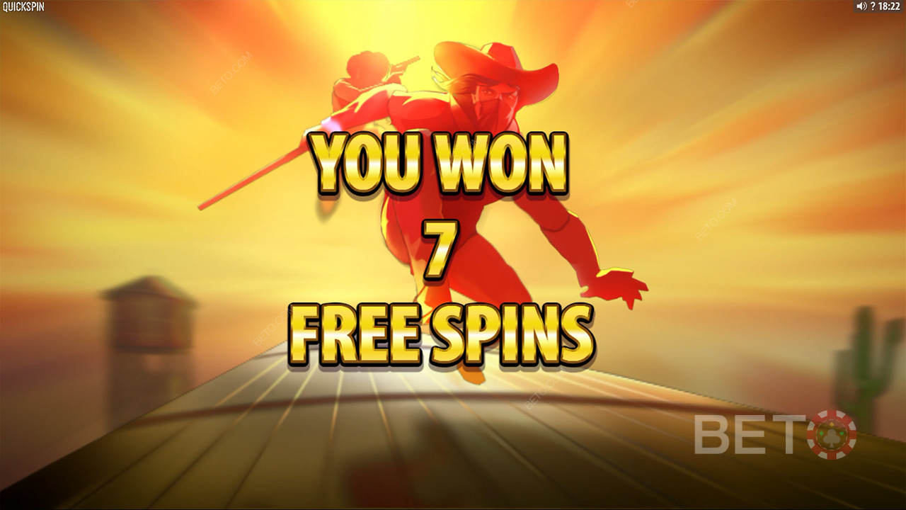 Vind 7 gratis spins med Wild og Bonus symboler på hjulene