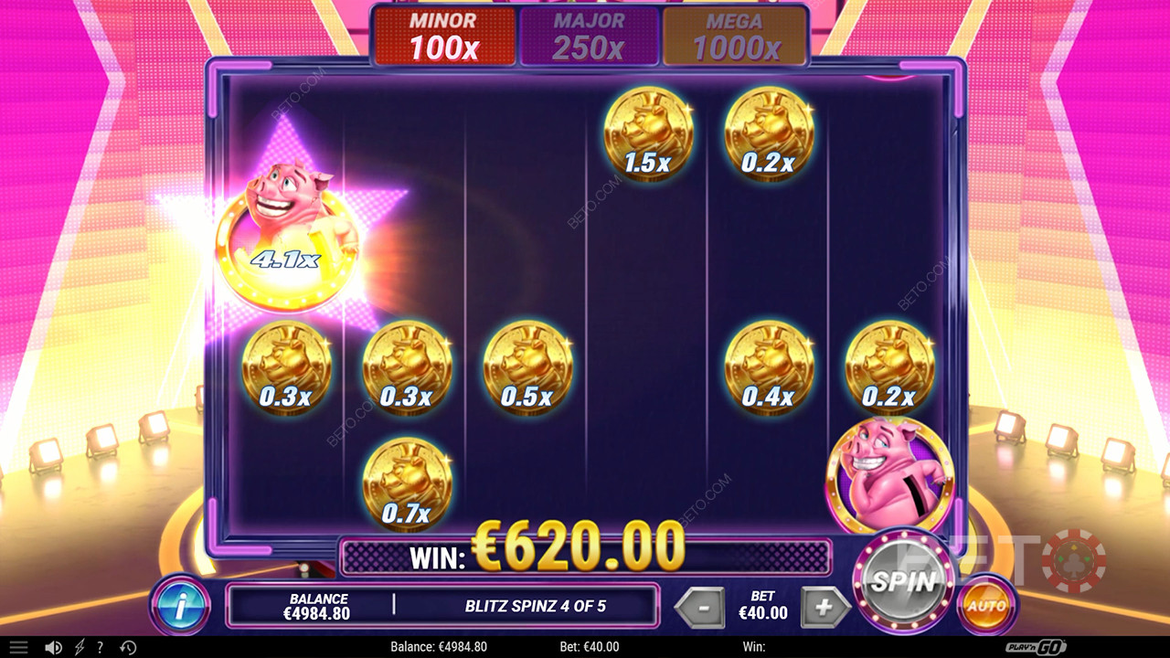 Anmeldelse af Piggy Blitz hos BETO Slots
