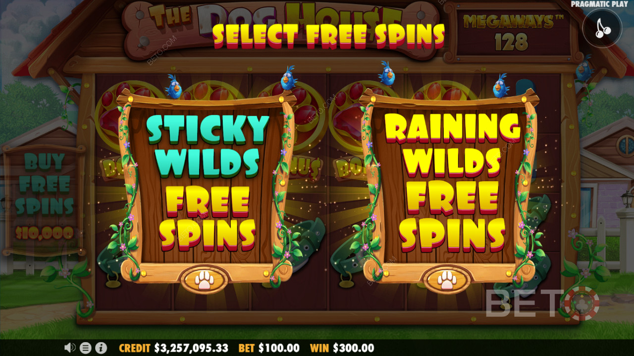 To forskellige Free Spins tilstande er tilgængelige i spillemaskinen