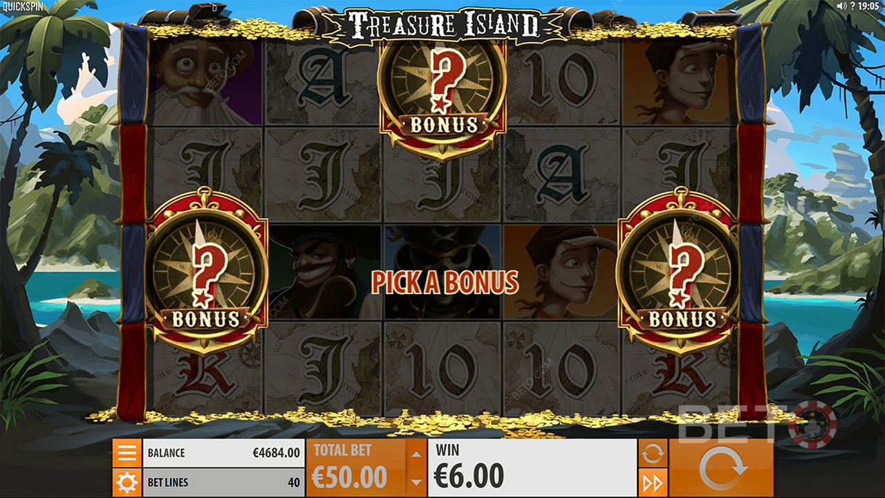 Treasure Island (Quickspin)  Spil For sjov