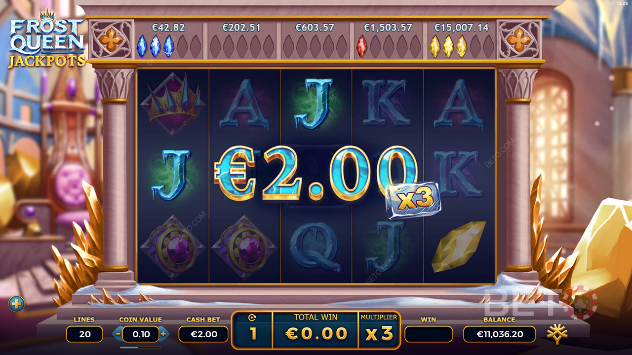 Jackpot Gratis Spins særlig funktion i Frost Queen Jackpots