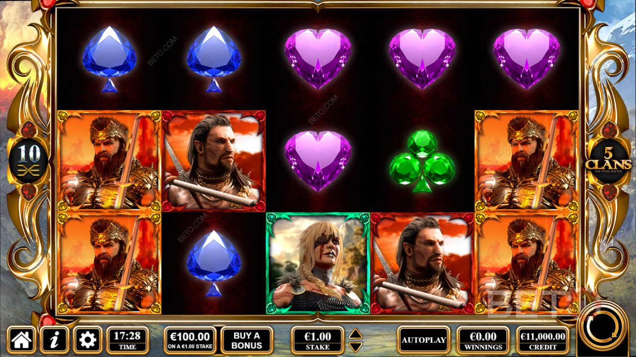 5 Clans: Anmeldelse fra BETO Spilleautomater