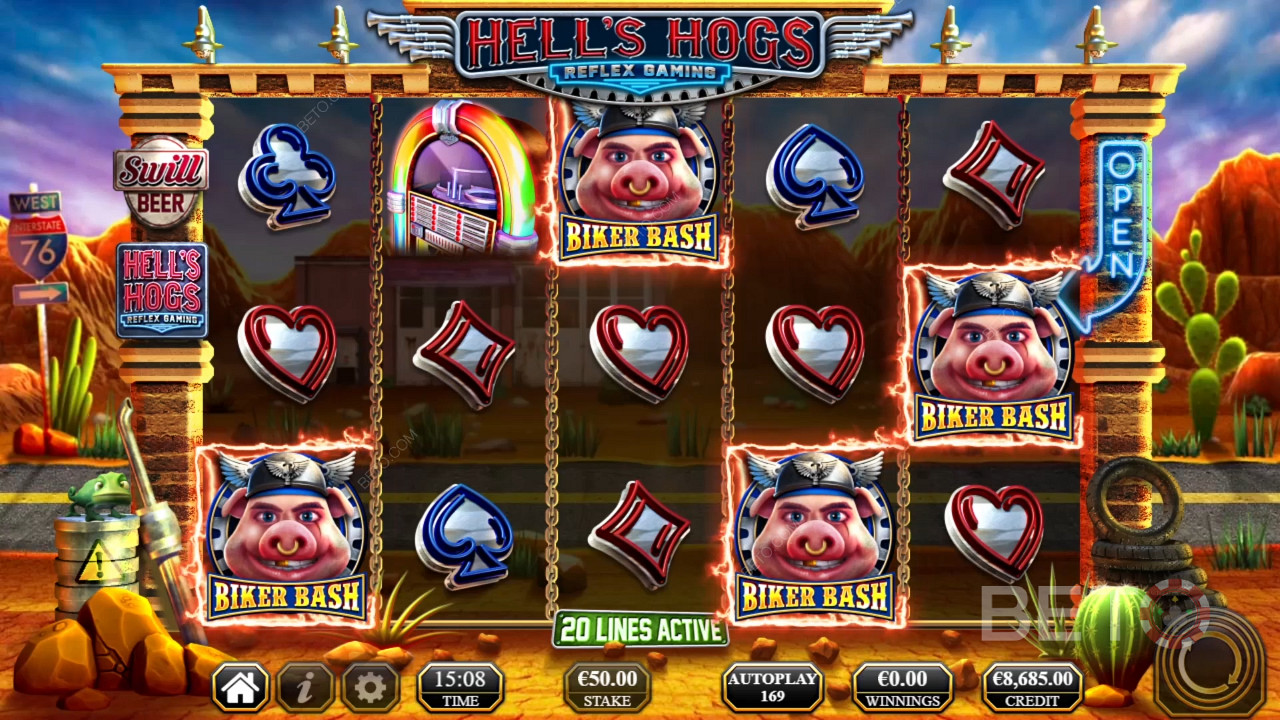 Hell's Hogs Spil For sjov