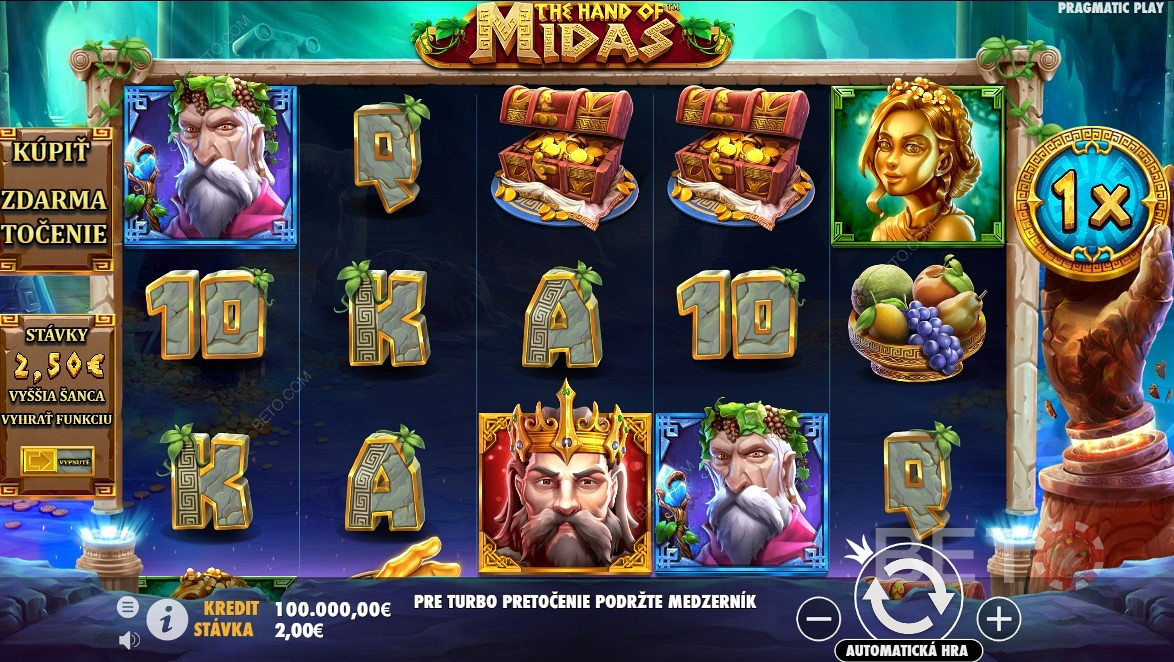 The Hand of Midas spilleautomaten